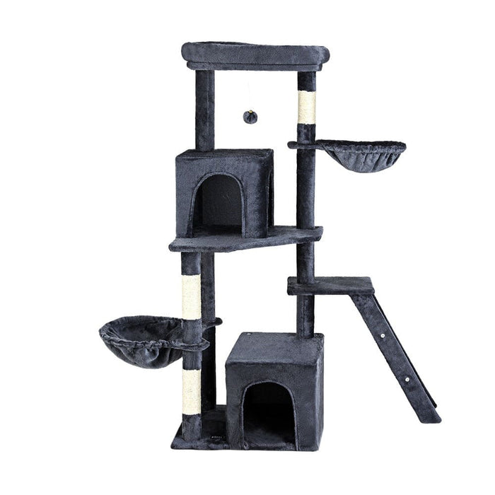 Cat Tree Tower Scratching Post Scratcher 138cm Trees Condo