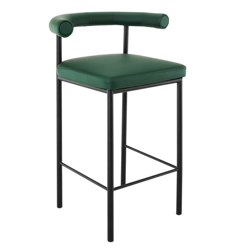 Cedric Bar Stool W/ High-density Foam Upholstered in Pu