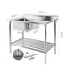 Cefito 100x60cm Commercial Stainless Steel Sink Kitchen