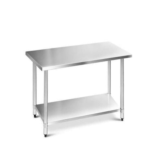 Cefito 1219 x 610mm Commercial Stainless Steel Kitchen Bench