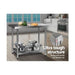 Cefito 1219 x 610mm Commercial Stainless Steel Kitchen Bench