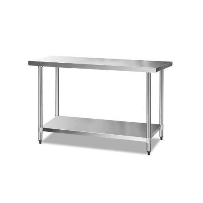 Cefito 1524 x 610mm Commercial Stainless Steel Kitchen Bench