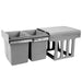 Goslash Picks Cefito 2x15l Pull out Bin - Grey