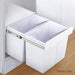 Goslash Picks Cefito 2x15l Pull out Bin - White