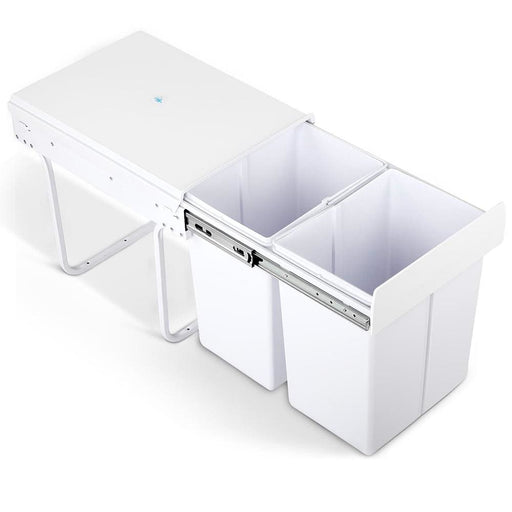 Goslash Picks Cefito 2x20l Pull out Bin - White