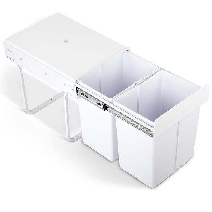 Goslash Picks Cefito 2x20l Pull out Bin - White
