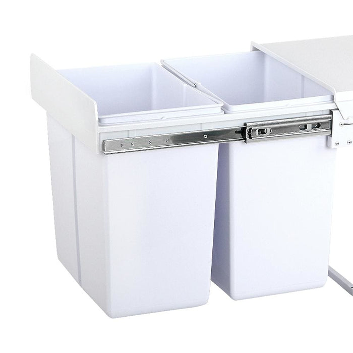 Goslash Picks Cefito 2x20l Pull out Bin - White