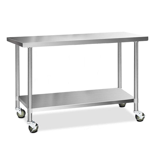 Cefito 430 Stainless Steel Kitchen Benches Work Bench Food
