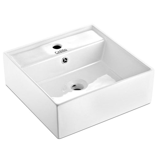 Cefito Ceramic Rectangle Sink Bowl - White