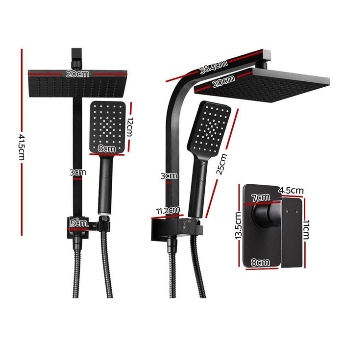 Goslash Picks Cefito Wels 8’’ Rain Shower Head Mixer Square