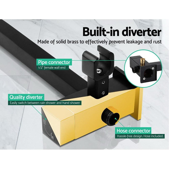 Goslash Picks Cefito Wels 8’’ Rain Shower Head Mixer Square