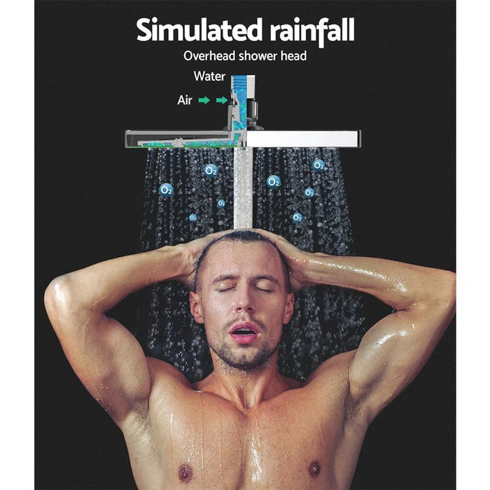 Cefito Wels 8’’ Rain Shower Head Mixer Square Handheld