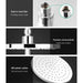 Cefito Wels 9’’ Rain Shower Head Mixer Round Handheld High