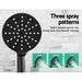 Cefito Wels 9’’ Rain Shower Head Taps Round Handheld