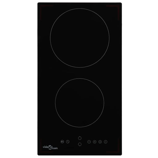 Ceramic Hob with 2 Burners Touch Control 3000 w Poita