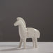Ceramic Horse Statue Animal Figurine Modern Sculpture Home