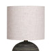 Ceramic Table Lamp with Striped Pattern