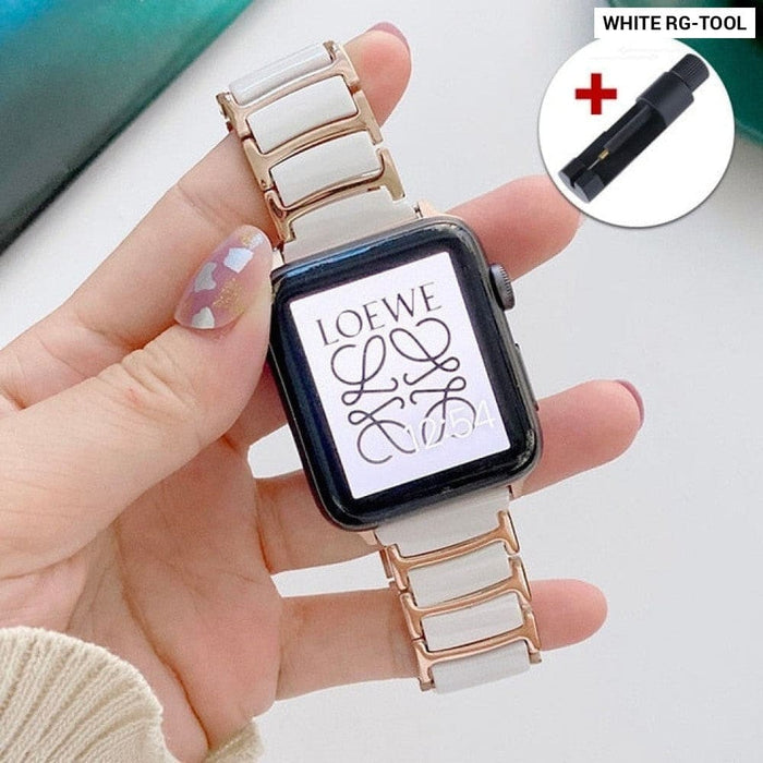 Ceramics Link Wristband Bracelet for Apple Watch