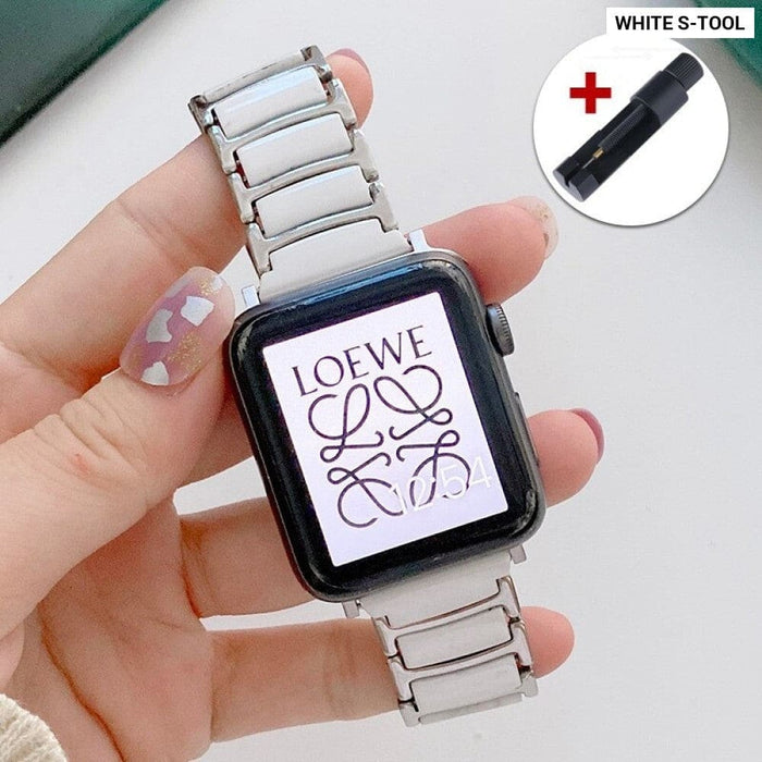 Ceramics Link Wristband Bracelet for Apple Watch