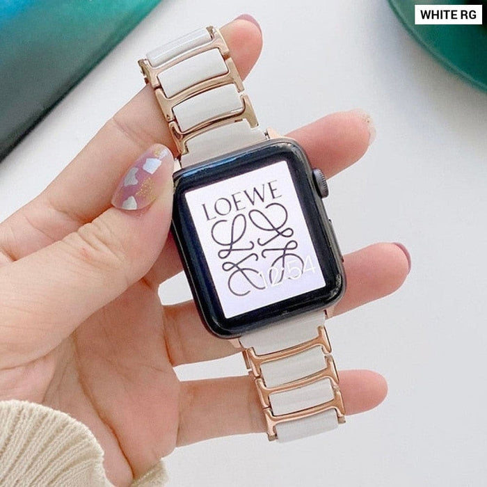 Ceramics Link Wristband Bracelet for Apple Watch
