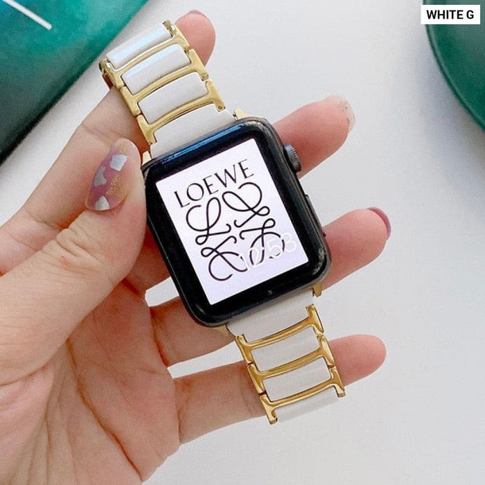 Ceramics Link Wristband Bracelet for Apple Watch