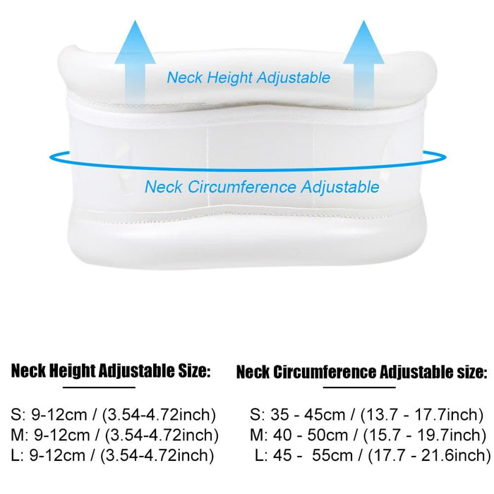 Cervical Neck Brace Collar with Chin Support for Stiff