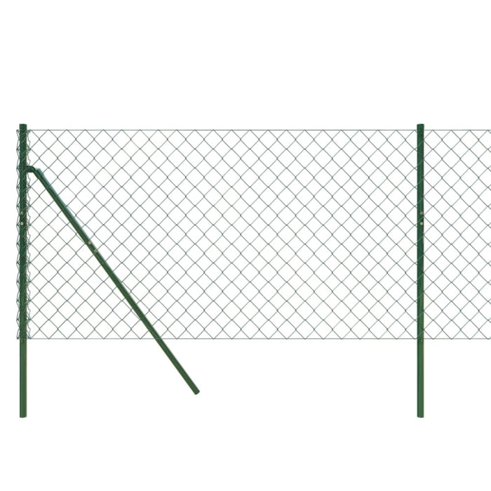 Chain Link Fence Green 1x10 m Optkbp