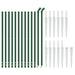 Chain Link Fence With Spike Anchors Green 0.8x25 m Optkxn