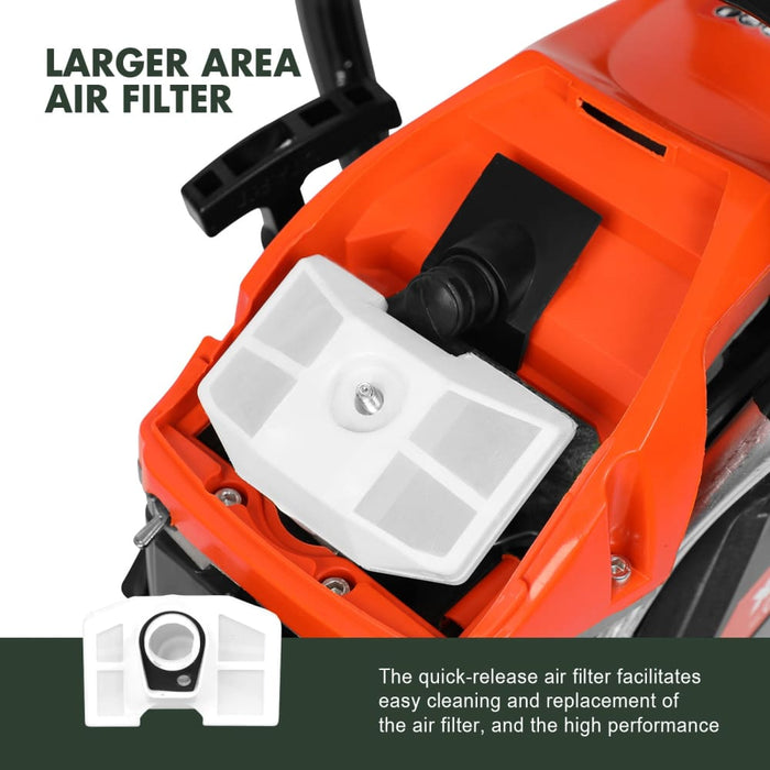 Chainsaw Petrol Commercial 62cc 20’ Bar E - start Tree