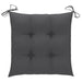 Chair Cushions 6 Pcs Anthracite 40x40x7 Cm Fabric