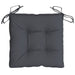 Chair Cushions 6 Pcs Anthracite 50x50x7 Cm Oxford Fabric