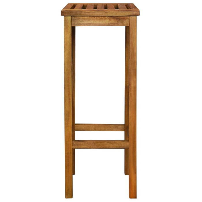Bar Chairs 2 Pcs Solid Acacia Wood Gl64116