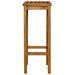 Bar Chairs 2 Pcs Solid Acacia Wood Gl64116