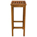 Bar Chairs 2 Pcs Solid Acacia Wood Gl64116