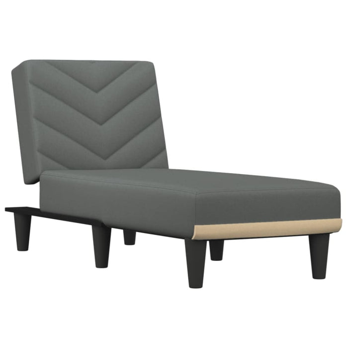 Nz Local Stock- Chaise Longue Dark Grey Fabric Tpxnpa