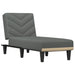 Nz Local Stock- Chaise Longue Dark Grey Fabric Tpxnpa