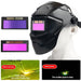 Chameleon Welding Helmet with Large View Solar Power