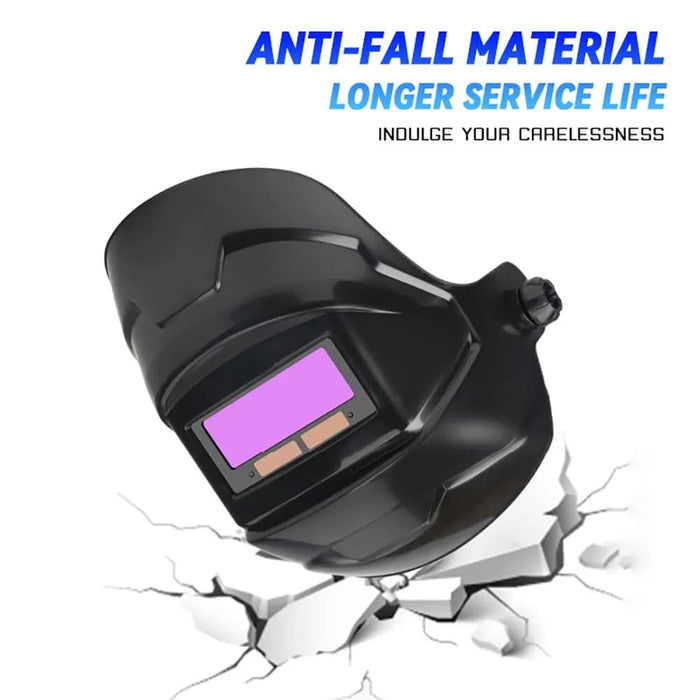 Chameleon Welding Helmet with Large View Solar Power