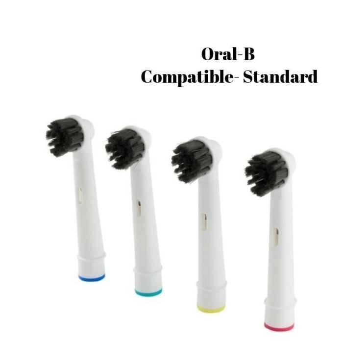 Charcoal Infused Replacement Toothbrush Heads Compatible