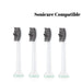 Charcoal Infused Replacement Toothbrush Heads Compatible
