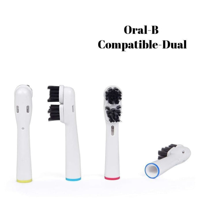Charcoal Infused Replacement Toothbrush Heads Compatible