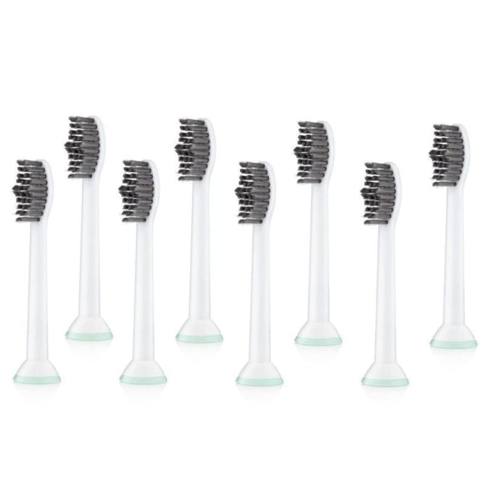 Charcoal Infused Replacement Toothbrush Heads Compatible
