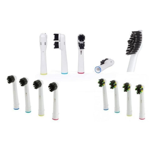 Charcoal Infused Replacement Toothbrush Heads Compatible