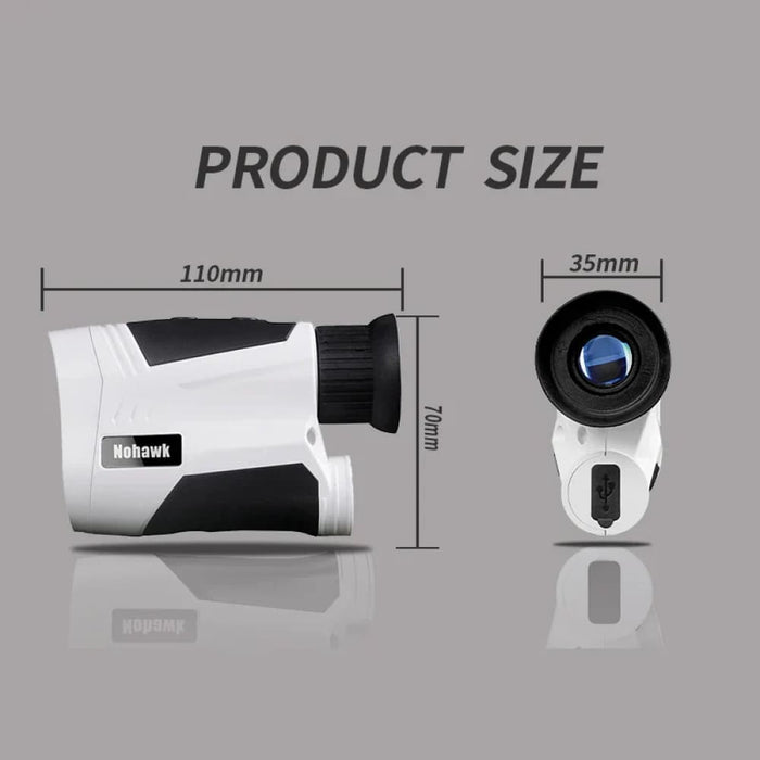 Chargable Laser Rangefinder for Golf and Hunting