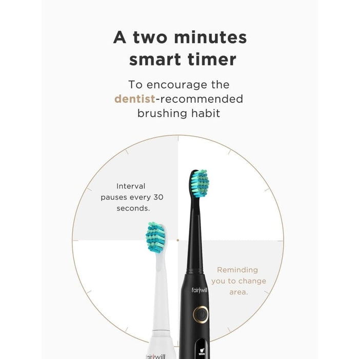 Fw-d7 Set Usb Charge 5 Mode Smart Time Electric Toothbrush