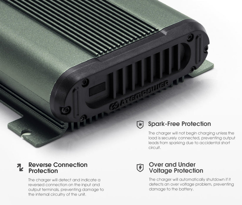 12V 25A Dc To Dc Battery Charger With Smart Hub Mppt Solar Dual Battery