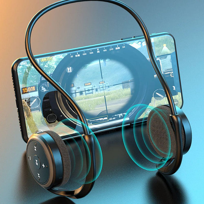 Vibe Geeks Usb Charging Foldable Sports Wireless Headset