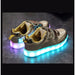 Usb Charging Led Glowing All Sizes Sneakers for Tennis