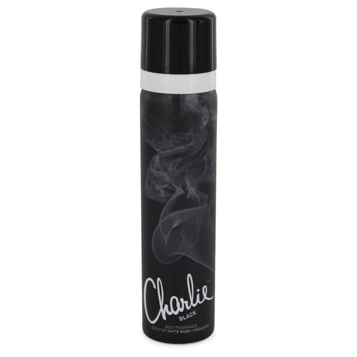 Charlie Black Body Fragrance Spray by Revlon for Women - 75