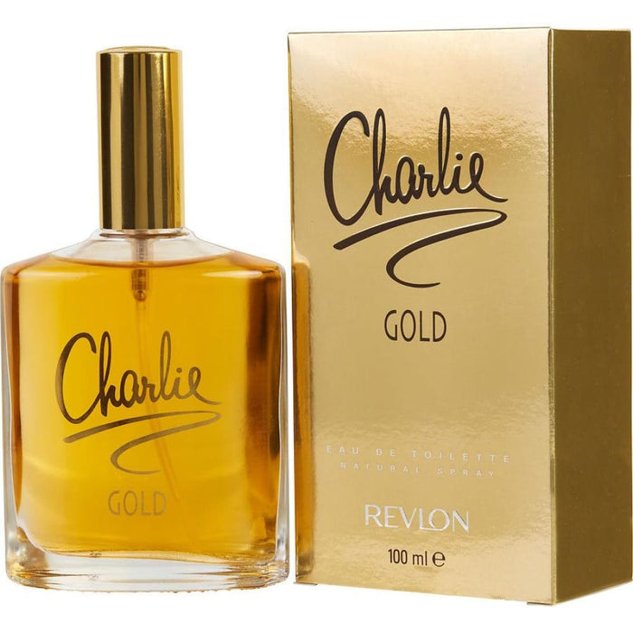 Charlie Gold Edt Spray by Revlon for Women - 100 Ml